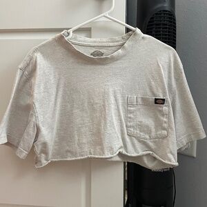 Medium Heather Grey Vintage Dickies Cropped Tee